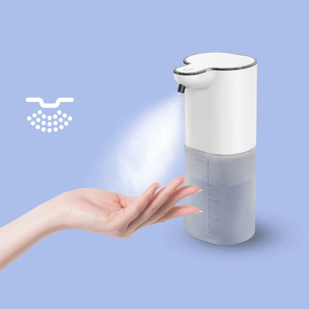Soap Dispenser Soap Pump Soap Dispenser Head Wall Mounted Dispenser Automatic Soap Dispenser USB Charging Smart Foam/Gel Machine Home Automatic Touchless Sensor Soap Dispenser Hand Sanitizer 400ml