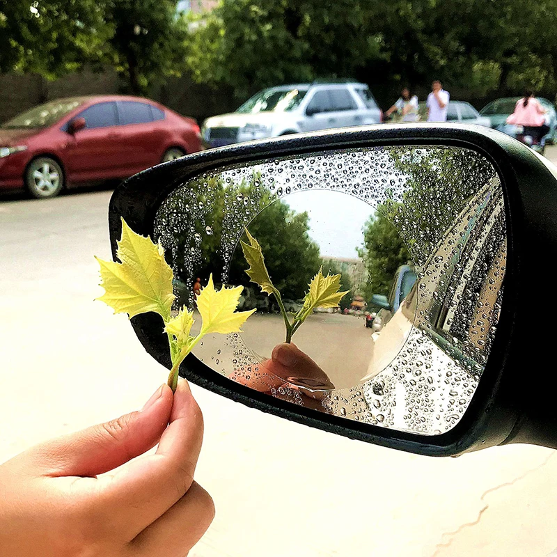 2 Pcs Car Rainproof Film Car Rearview Mirror protective Rain proof Anti fog Waterproof Film Membrane Sticker Accessorie