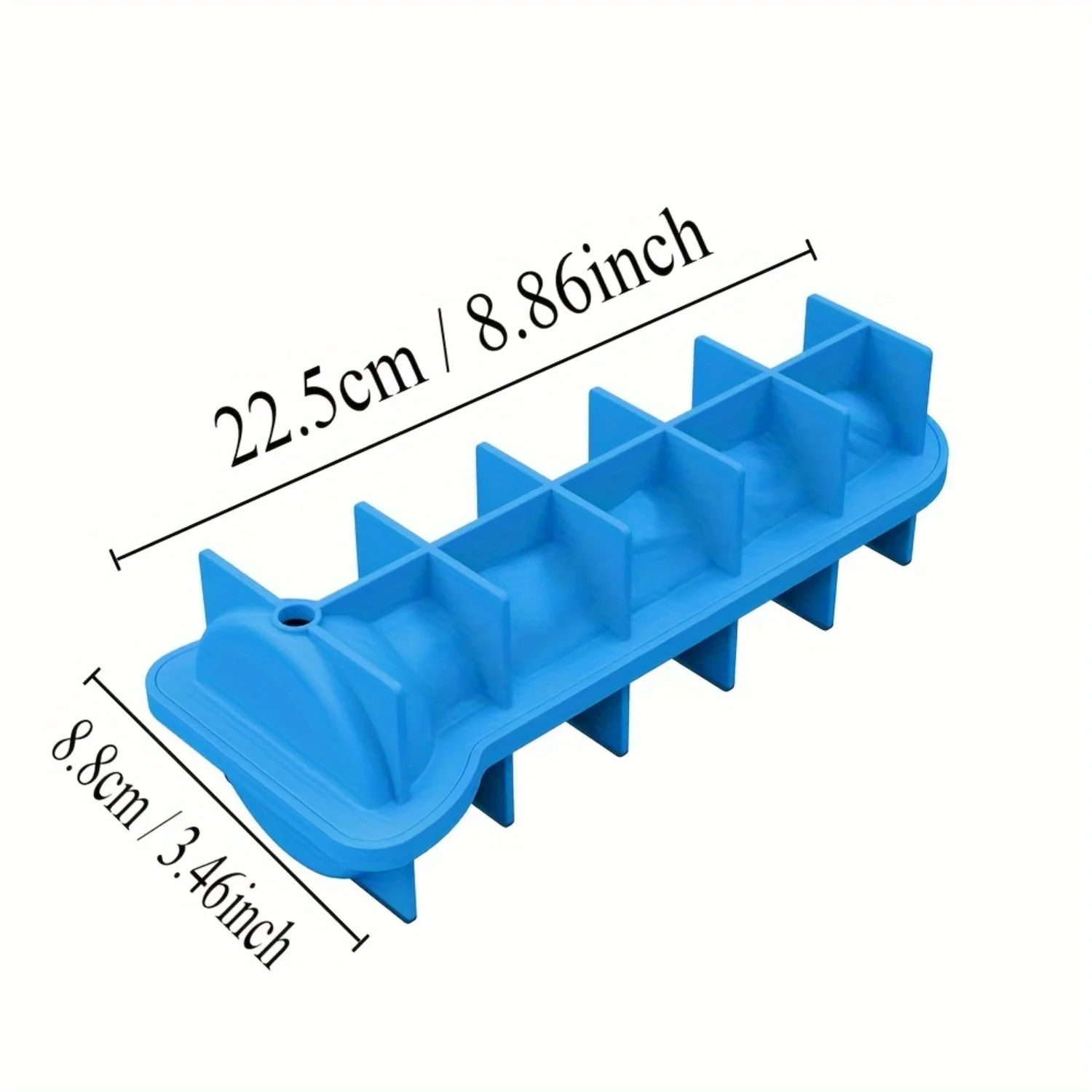 Ice Mold Silicone Ice Cube Mold Tray with Lid