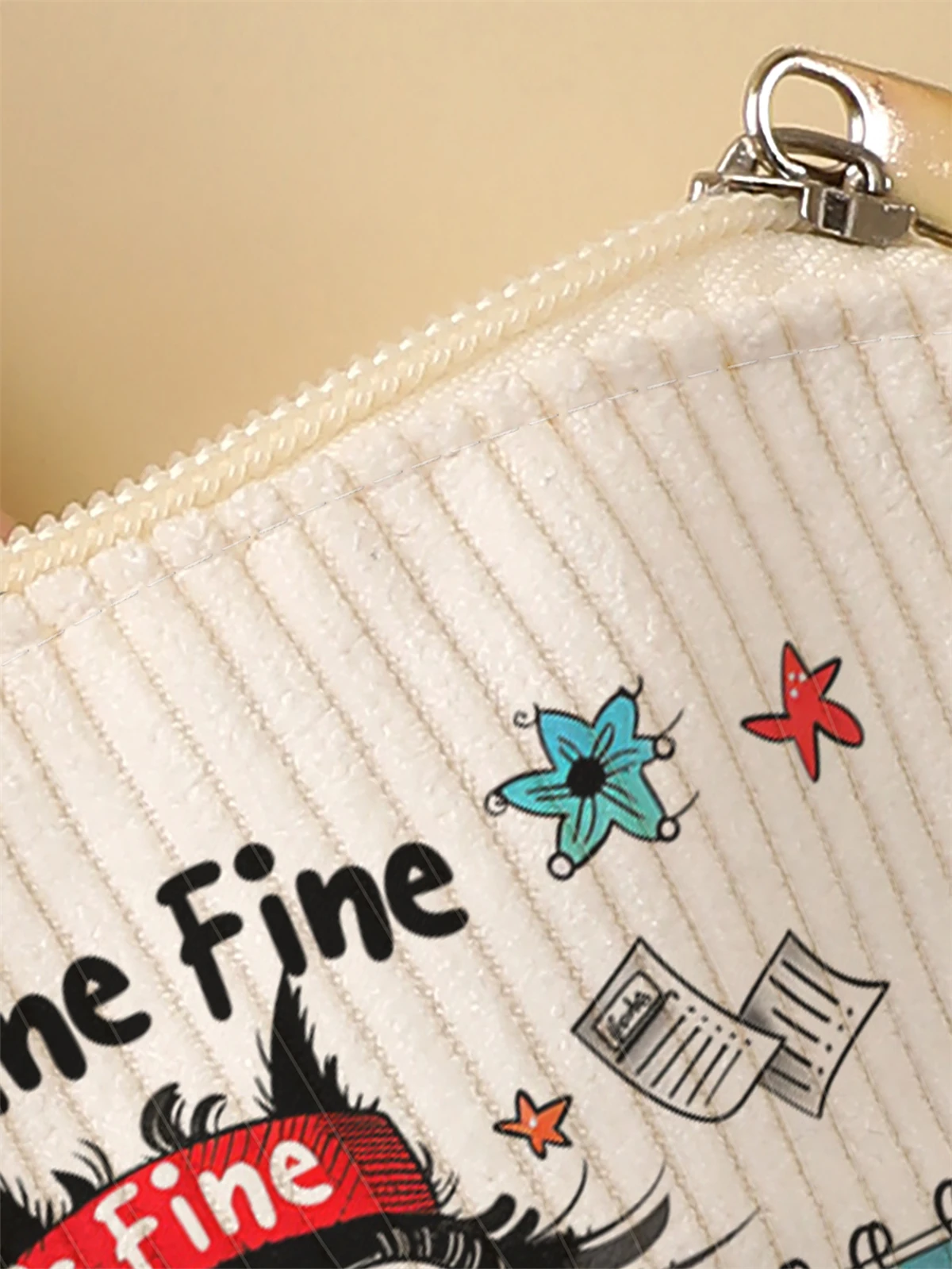 Corduroy Travel Cosmetic Bag Portable Makeup Storage Bag Purses Women Large Capacity Zipper Make Up Organizer Storage Clutch