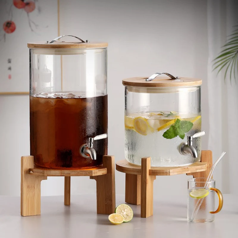 

Metal Tea Brew Kettle Glass Lid Handles Reusable Minimalistic Rotisserie Kettle Charm Lemonade Hervidor De Agua Decoration