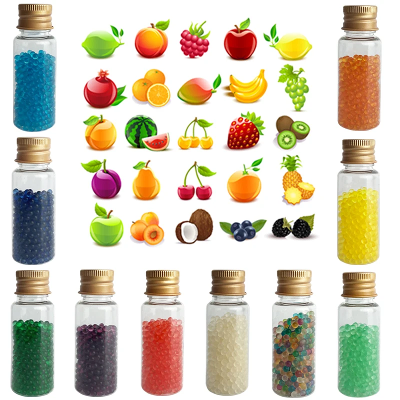 Mixed Fruit & Mint Flavor Cigarette Capsule Beads - 500pcs Smoking Accessories