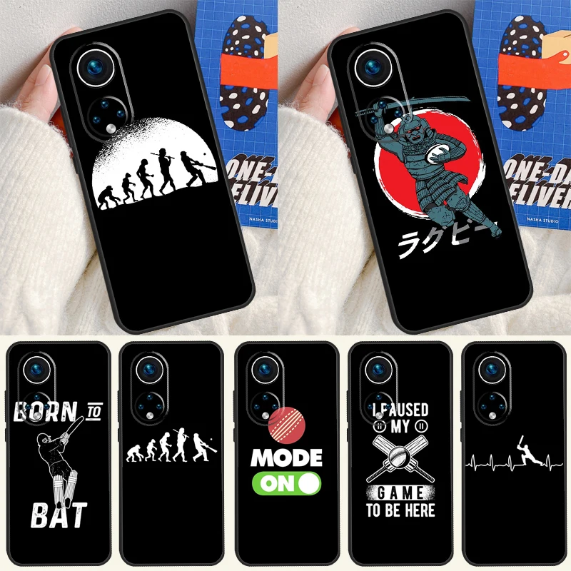 Love Cricket Heart Cricket Player Funda Per Huawei P20 P30 P40 P60 Pro P Smart Nova 9 5T Honor Magic5 Lite X8 X9 A 50 70 Case