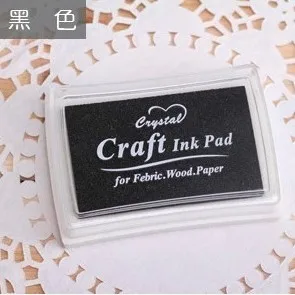 15 Colors Inkpad Handmade DIY Craft Oil Based Ink Pad Rubber Stamps Fabric Wood Paper Scrapbooking pad Finger Paint  Wedding 