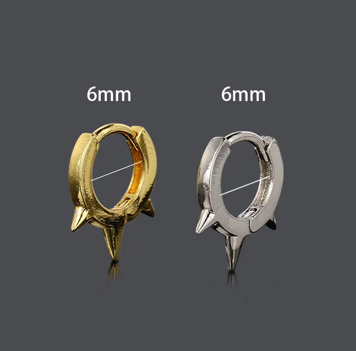 Piercing Jewelry Conch Rook Helix Tragus Lobe Chain Hoop Earrings Zircon Cartilage Stainless Steel Stud Earring Piercing Jewelry