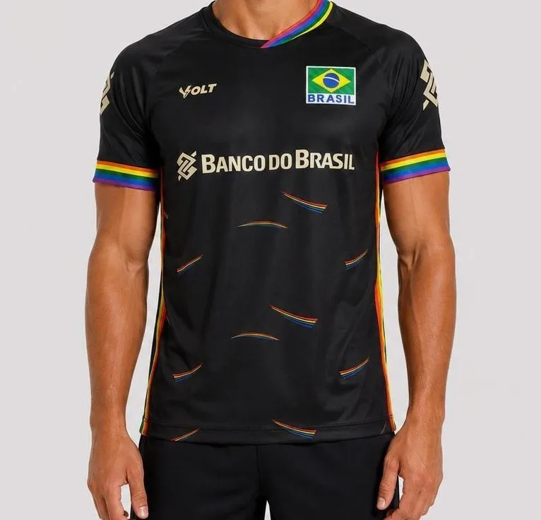 2026 CBV Contra O Precozeito Volleyball-Shirt, Sommer 3D Atmungsaktiv Schnelltrocknend Freizeit · Outdoor Mode Sport T-Shirt