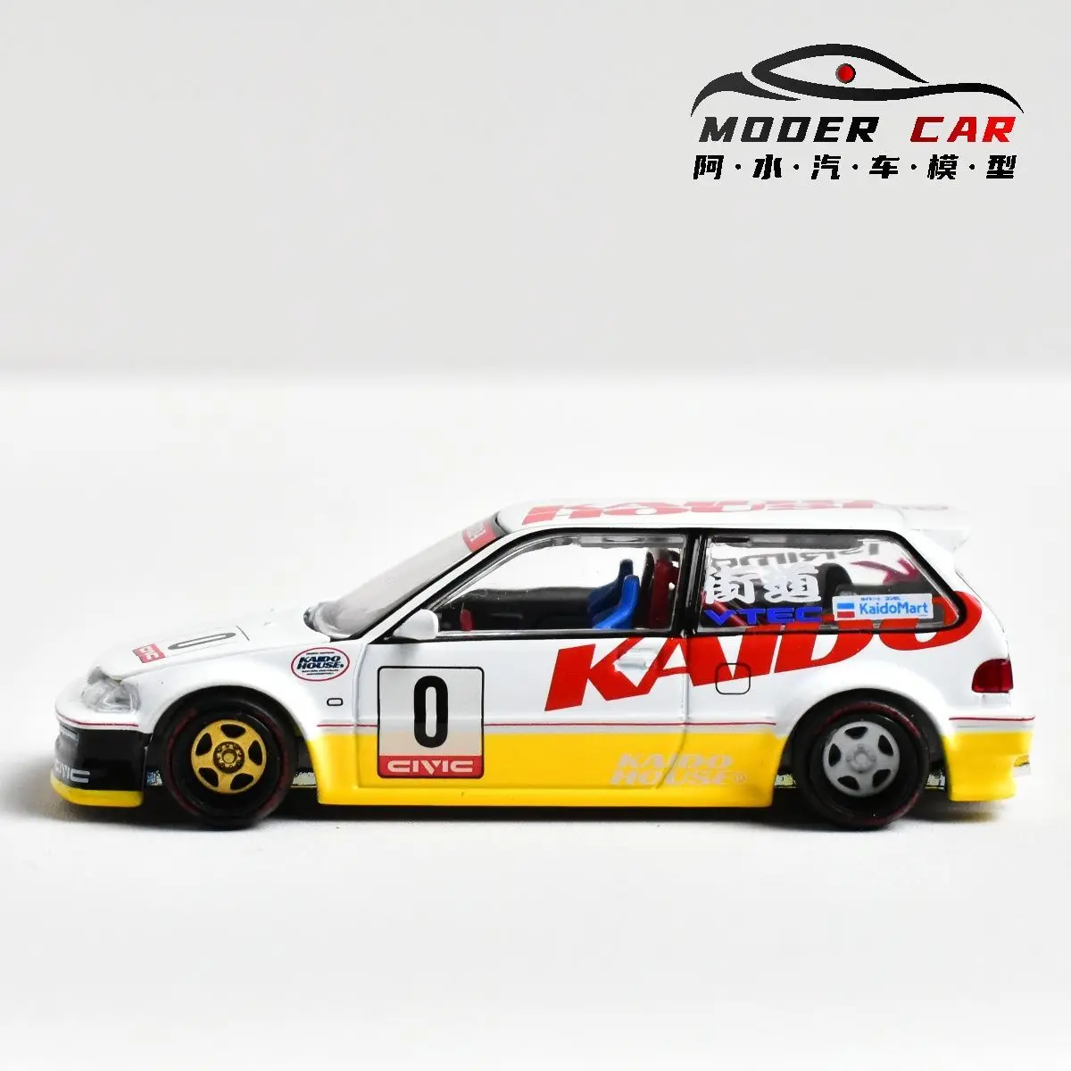 Kaido House+MINIGT 1:64 139 Civic EF Diecast Model Car 4