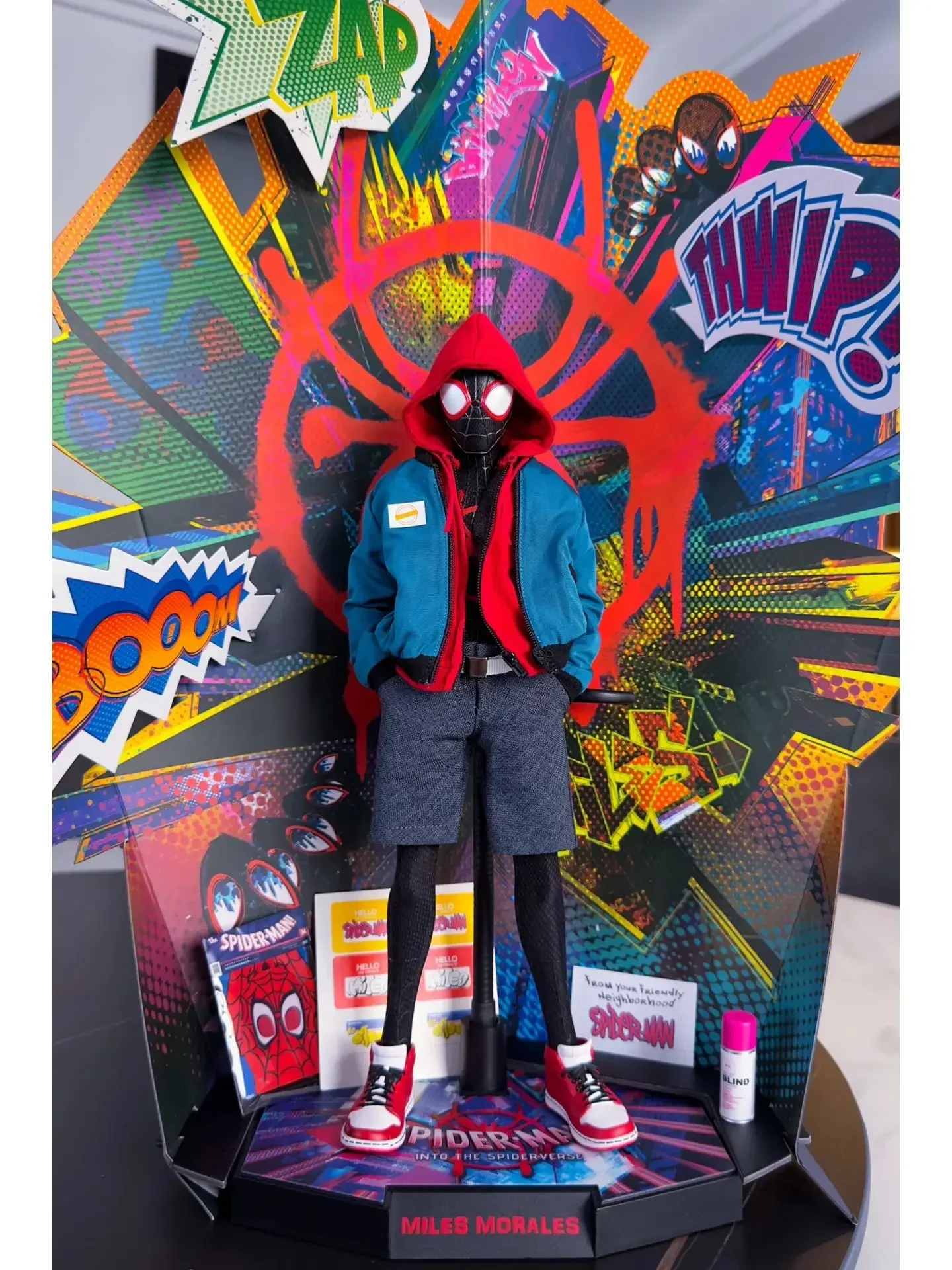 Hottoys Ht Mms567 Человек-паук в Паук Майлс Моралес пени Паркер подвижные игрушки для подарка