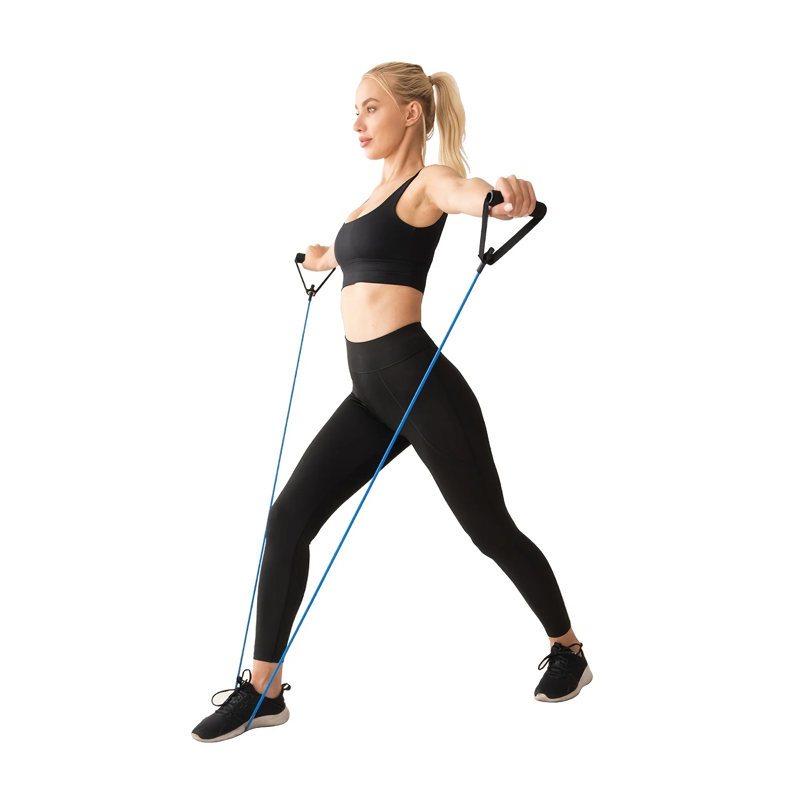 1pc A Resistance Pull Rope Easy To Carry Fitness Yoga fitness tension rope