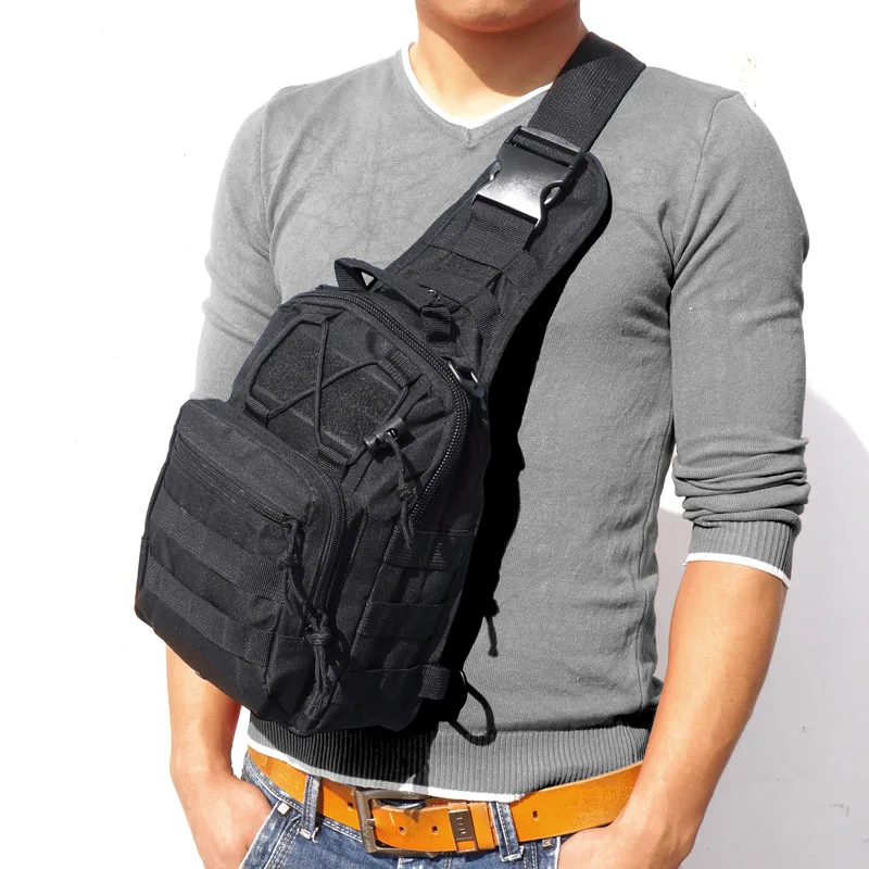 Waterproof Nylon Tactical Crossbody Bag for Outdoor Sports Hunting