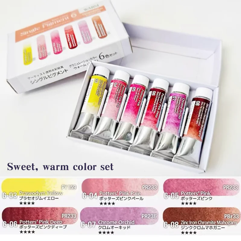 10ml Tube Japan Original Kusakabe Precipitation Color Translucent Watercolor Paint watercolor paint set 1ml Hand-packed Acuarelar Art Supplies