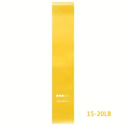 Enhanced Fitness Resistance Bands for Yoga, Pilates, and Strength Training (1pc Yellow (no bag))