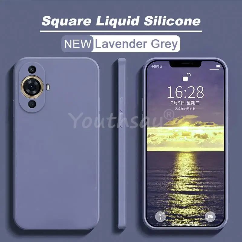 Silicone Liquid Phone Case - Plain Rubber TPU Protector Cover