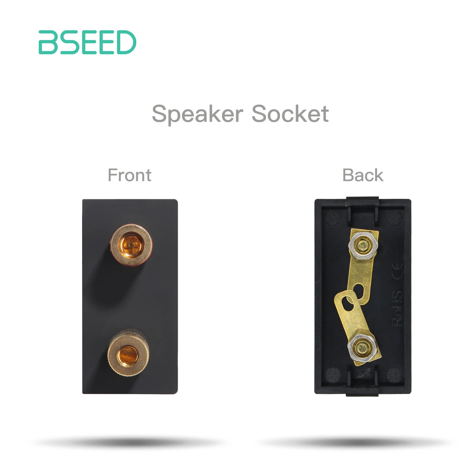 Speaker Socket Black