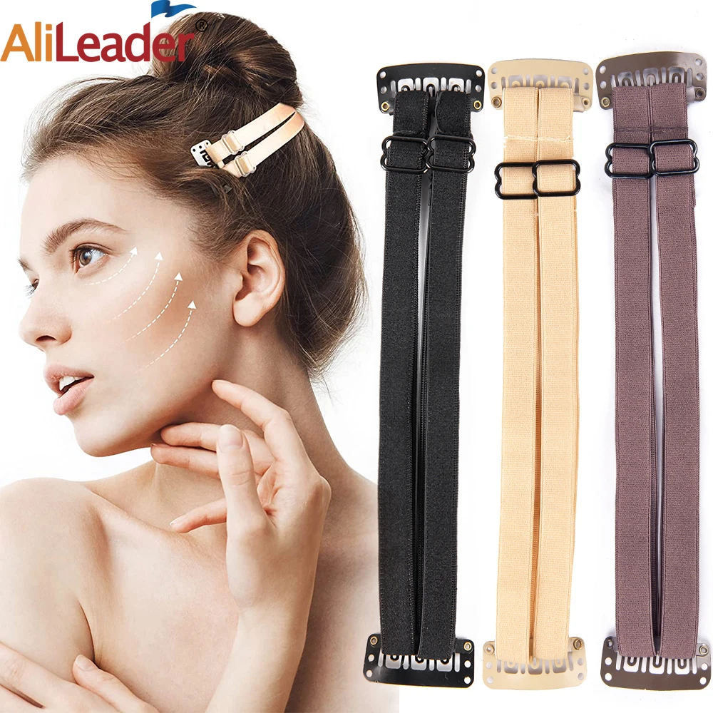 Invisible Facelift Bands With Clips Fast Lifting Thin Face Facial Lift Up Neck Eye Skin Lifting Double Chin Wrinkle Makeup Strap crtol new woodworking thin rip guide table saw fast cutting limit fence sliding roller workbench t track adjustable positioning