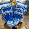 Cartoon Anime Stitch Plush Doll Toy Stuffed Animals Bouquet Gift Box Valentine's Day Christmas Graduation Birthday Gifts 2