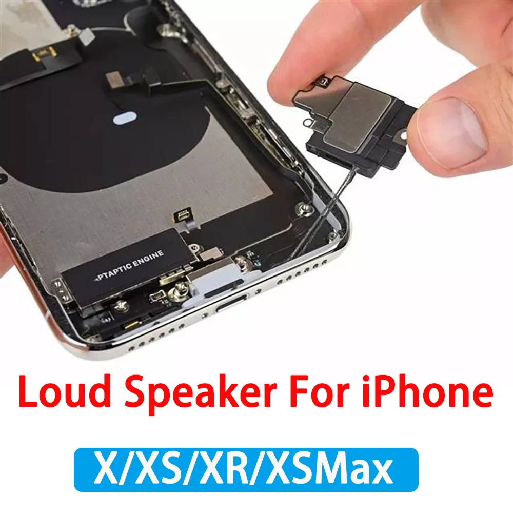 

Loud Loud Speaker Replacement For iPhone X XR XS XSMax Ringer LoudSpeaker Buzzer Flex Cable