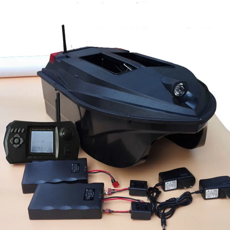 Professional Remote Control Fishing Boat TL-380D Dual Bait Well 3KG Load GPS Positioning Sonar Fish Finder Auto RC Baiting Boat 6