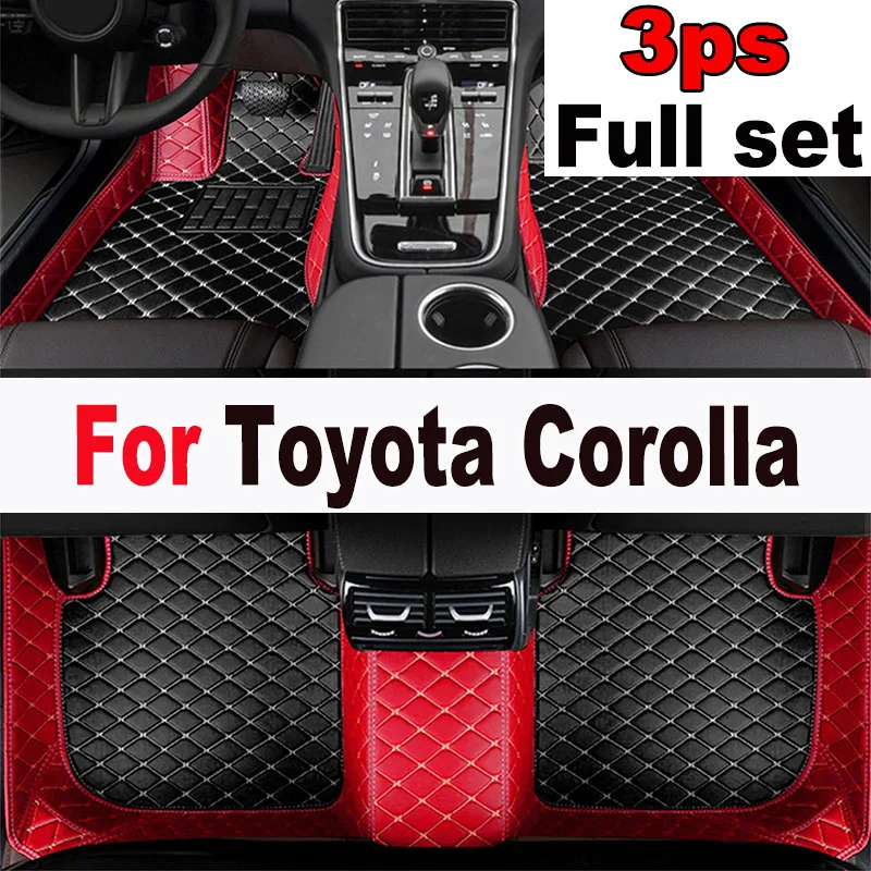 

Автомобильные коврики для Toyota Corolla 9-го поколения 2000 2001 2002 2003 2004 2005 2006, автомобильные накладки на ножки, аксессуары для интерьера