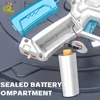 Summer Electric Automatic Shark Water Gun Cannon Portable Children's Beach Outdoor Fight Fantasy Shooting Game Toys for Kid Gift 5
