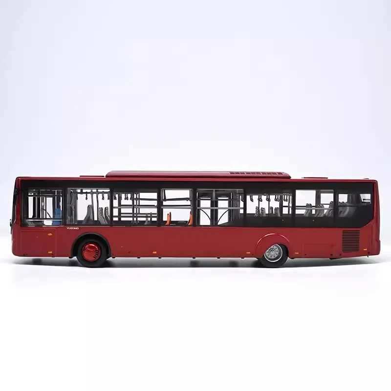 1:42 Yutong Bus 新世代高速バス模型バス オリジナル合金模型 合金