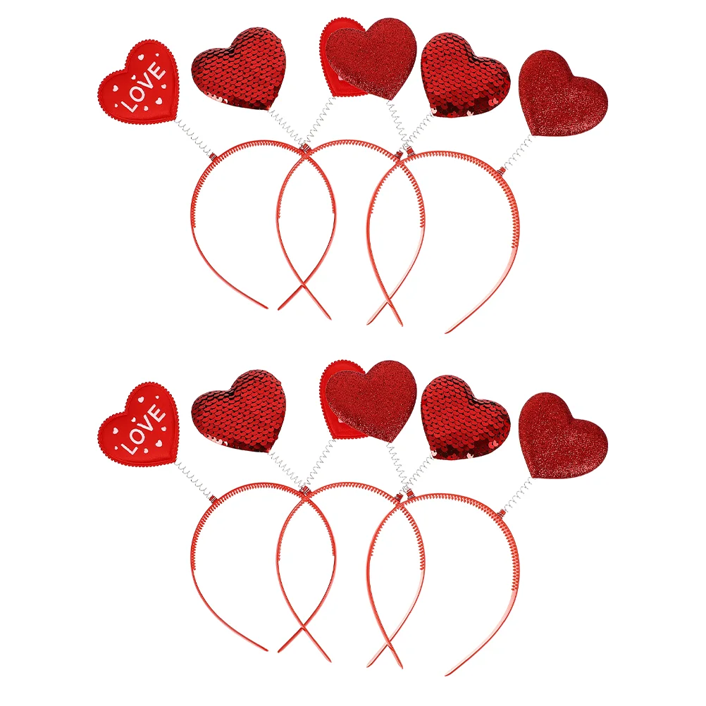 

Love Sequin Headband Valentine's Day Heart-shape Party Supply Heart-shaped Decor
