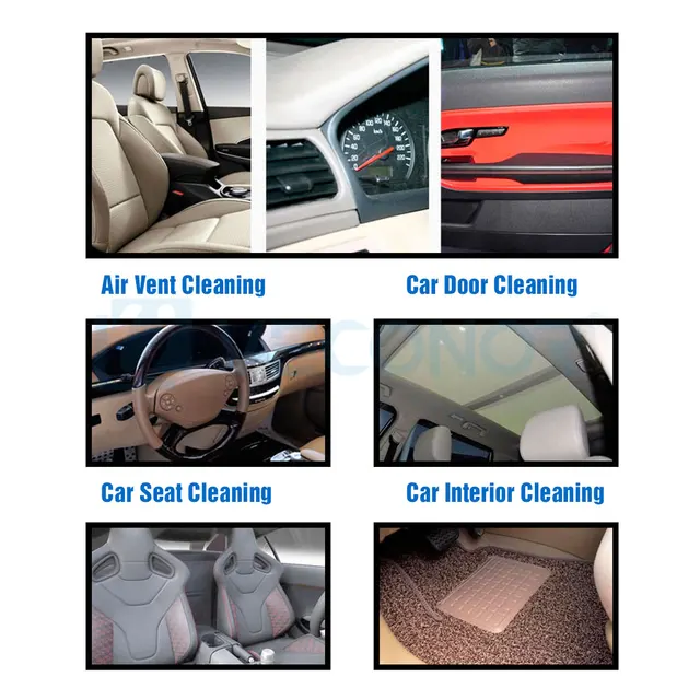 자동차 내부를 쉽게 깔끔하게 청소하는 Veconor 세차용 에어 블로우 건