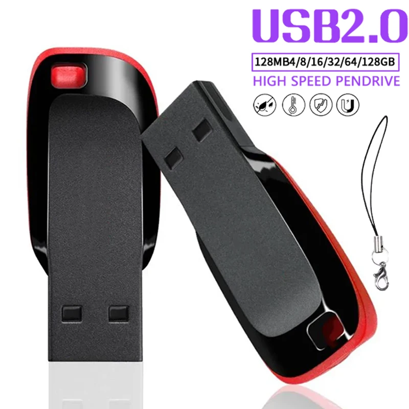 USB Flash Drive High Speed USB 2.0 Pendrive 8GB 16GB 32GB 64GB 128GB 512GB