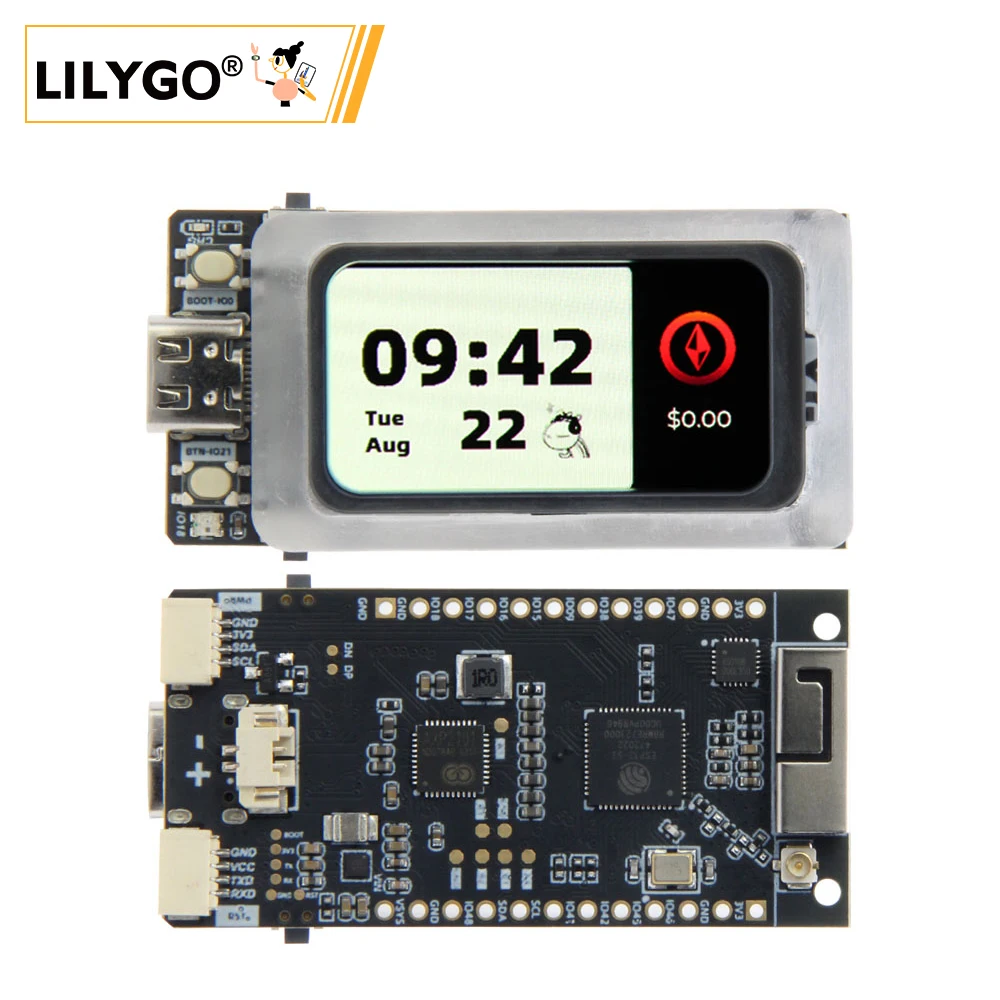 

LILYGO® T-Display-AMOLED-Lite ESP32-S3 Development Board 1.47-inch RM67162 AMOLED Display ESP32-S3R8 Dual-Core Microprocessor