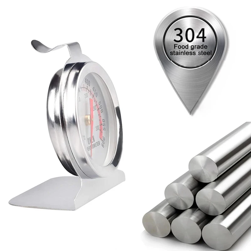 Stainless Steel Oven Thermometer for BBQ Grill and Baking
