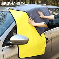 SEAMETAL Large Size Microfiber Towels Car Washing Towel 160x60cm Car Whole Body Cleaning Dry/Wet Dual Use Super Absorbent Rags 1