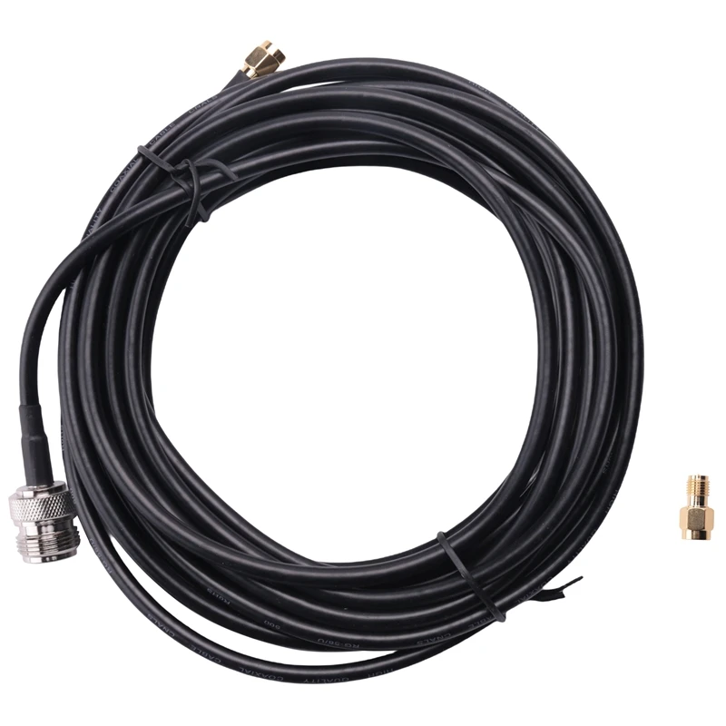 

N Type Female To RP-SMA Male SMA Male 20Ft RG58 Low Loss Extension Cable For Wifi 4G LTE Lora Antenna Nebra RAK