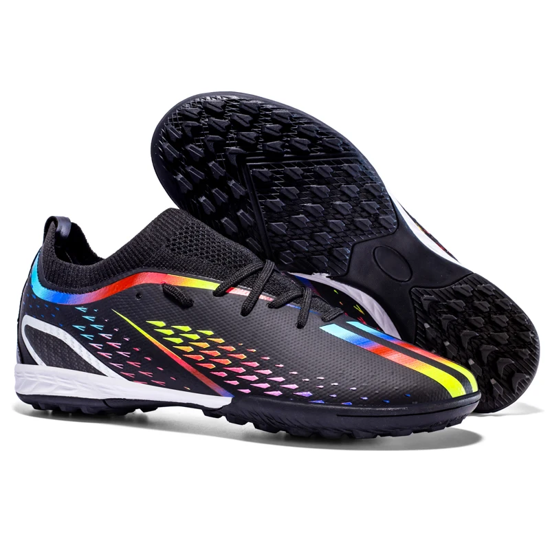 Football Shoes Men's Large Size Ultralight Non-Slip AG/TF Soccer Cleats Ankle Boots Unisex