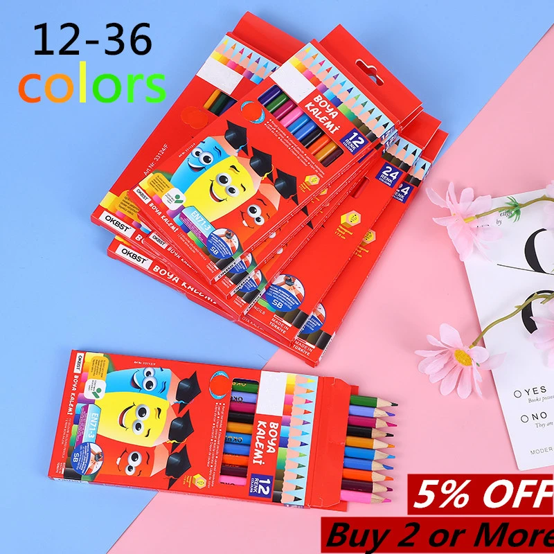 Professional Drawing Color Pencils Children's Color Pencil Wholesale 36pcs Color Aliexpress