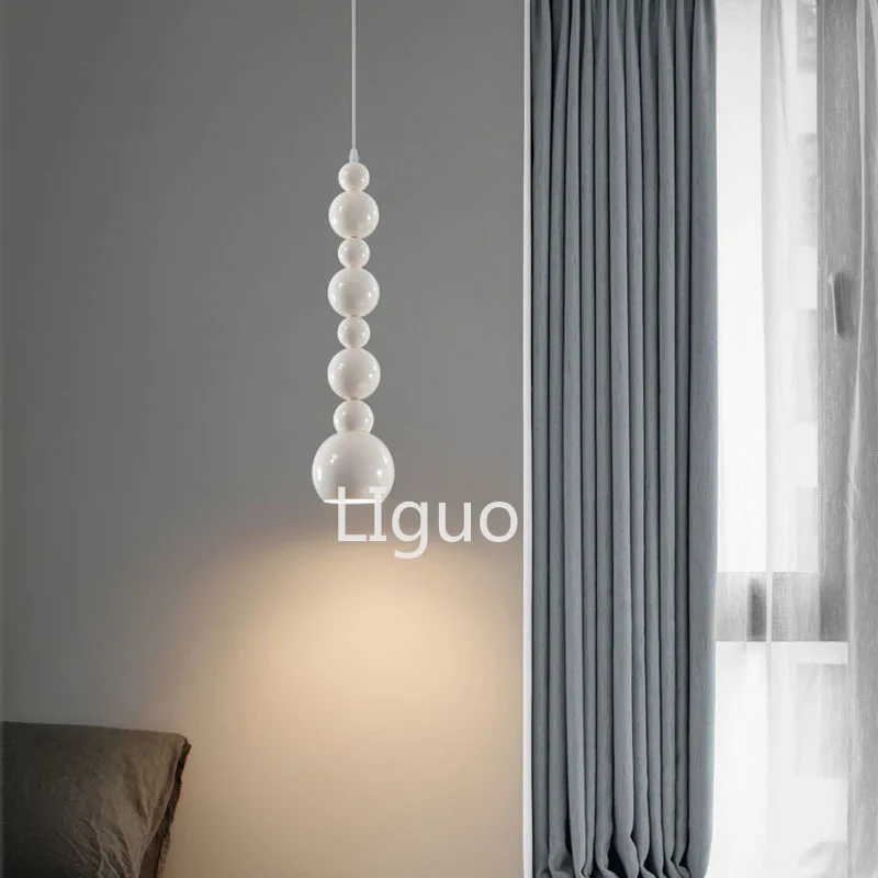 

New Style White Metal Pendant Lights For Bedroom Dining Room Indoor Lamp E14 Bulb Home Art Deco 110-240V