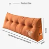 Bedside Cushion Nordic Removable Triangular Bed Backrests Large Pillows for Home Soft Backrest Pillow Cushions Headboard Coussin 6