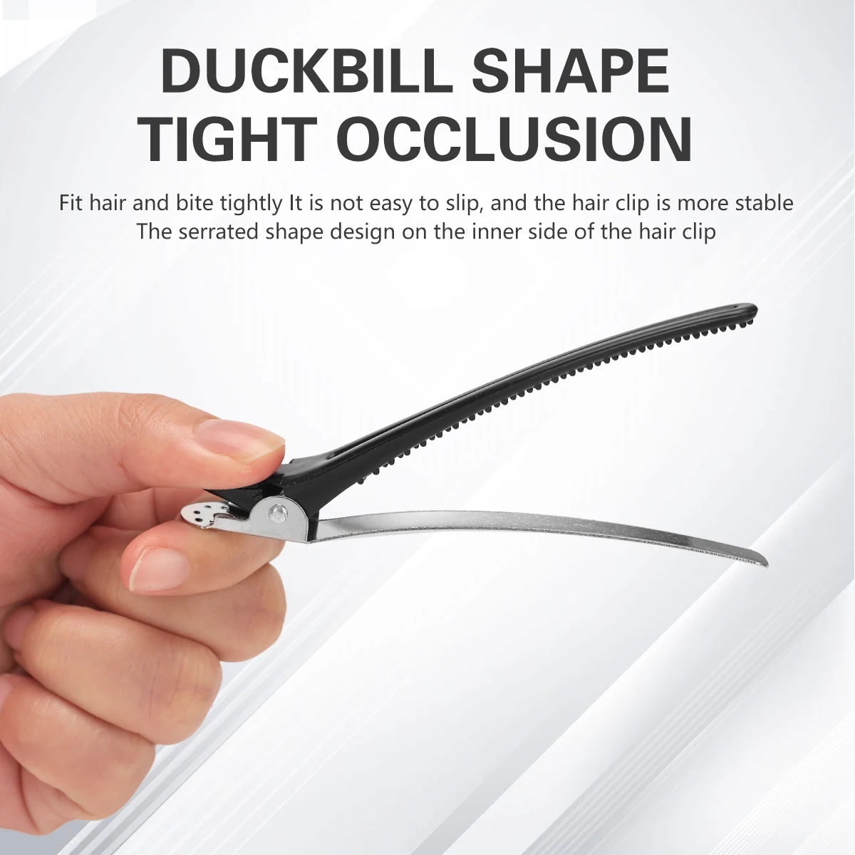 プロの美容院のヘアピン,黒いプラスチックのアクセサリー,トレースなし