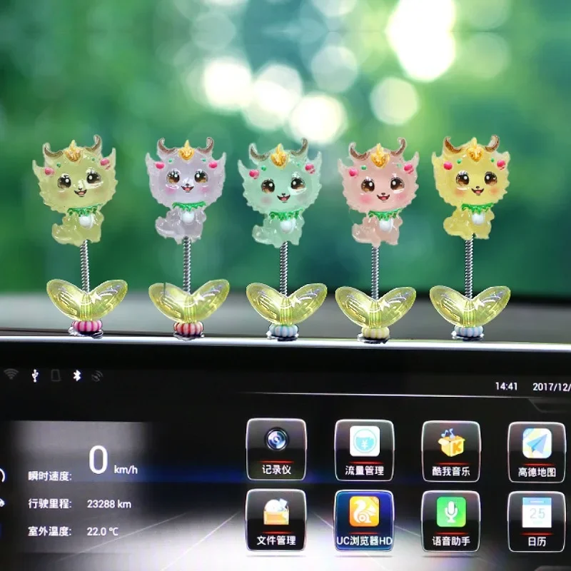 

Cartoon Dragon Car Decoration Ornaments Cars Interior Center Console Dashboard Rearview Mirror Pendant Ornaments Accessories