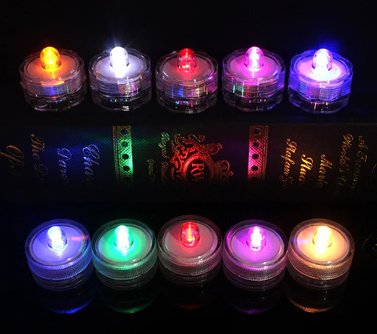 Description Picture 2 of itemLED Waterproof Candle Lights Fish Tank Lights Aquarium Lights Party Bar Wedding Waterproof Electronic CandleLights Diving Lights