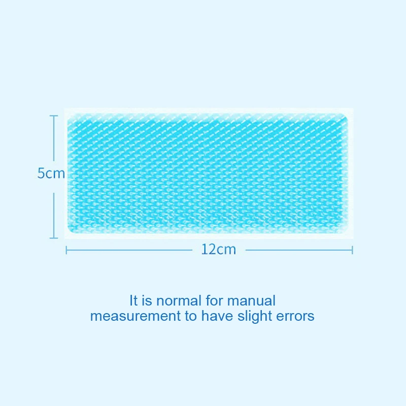 10 Pcs Summer Cool Paste Gel Patch Skin Friendly Antipyretic Paste Student Mobile Phone Cool Physical Cooling