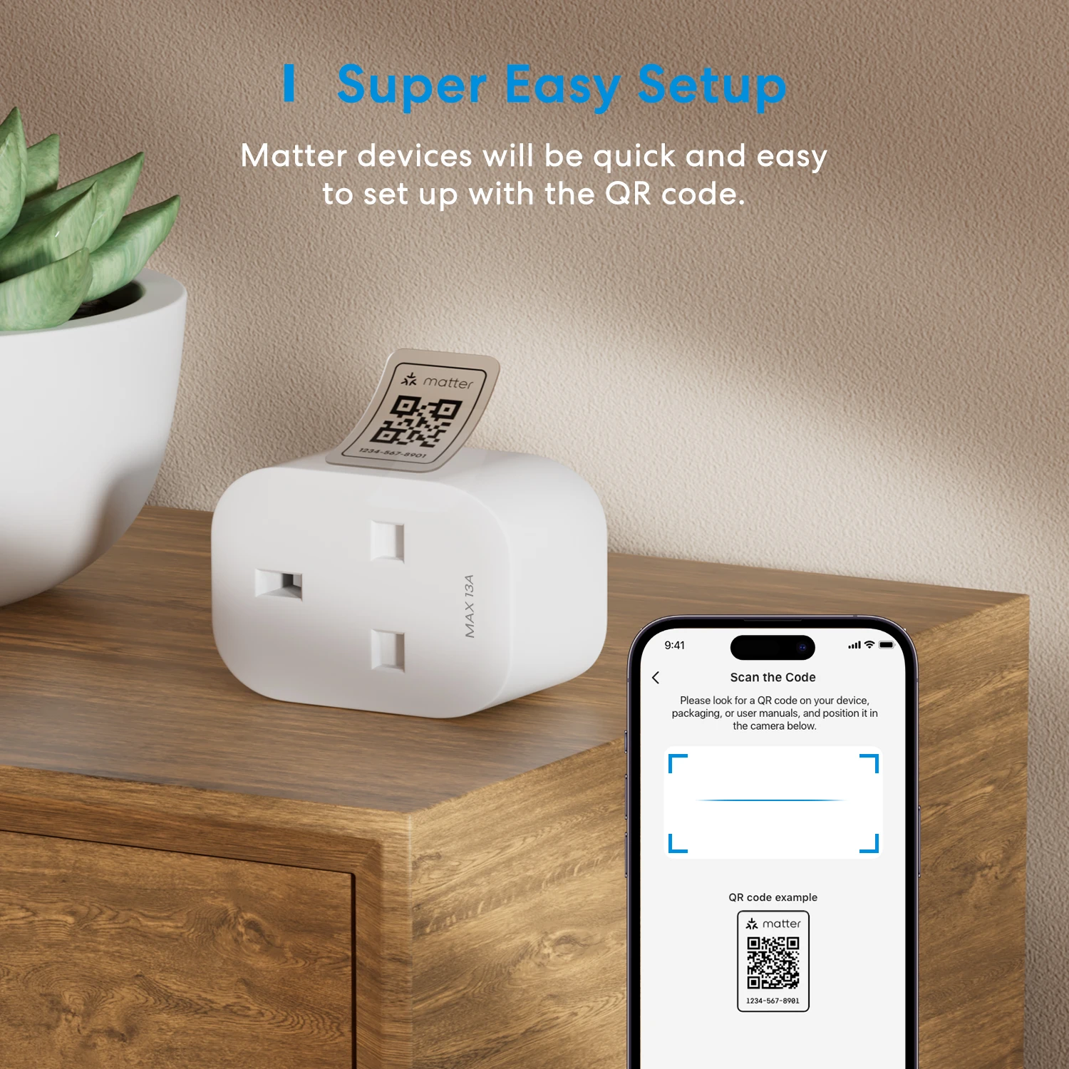 Meross 2 Pack 16A Matter Smart WiFi UK Plug with Energy Monitor Timer Function Support Apple Homekit Google Alexa Smartthings