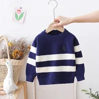 Gestreifter Dino Pullover – Bild 3