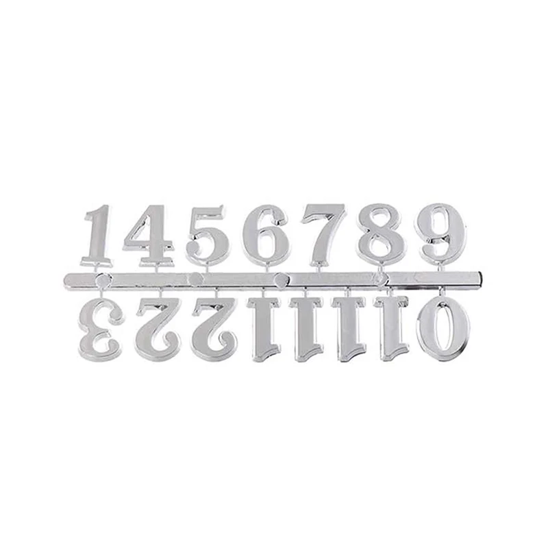 DIY Arabic Numerals Roman Numerals Wall Digital Clocks Replacement Parts Removable Art Decal Sticker For Home Decorations digital wall clock wall clock 1Set