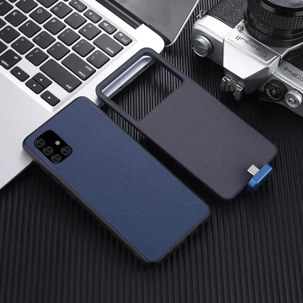 휴대용 충전기 커버 삼성에 적합한 갤럭시 A31 배터리 케이스, 5000mAh 마그네틱 보조 배터리 커버, 삼성에 적합한 A31 보조 배터리 케이스