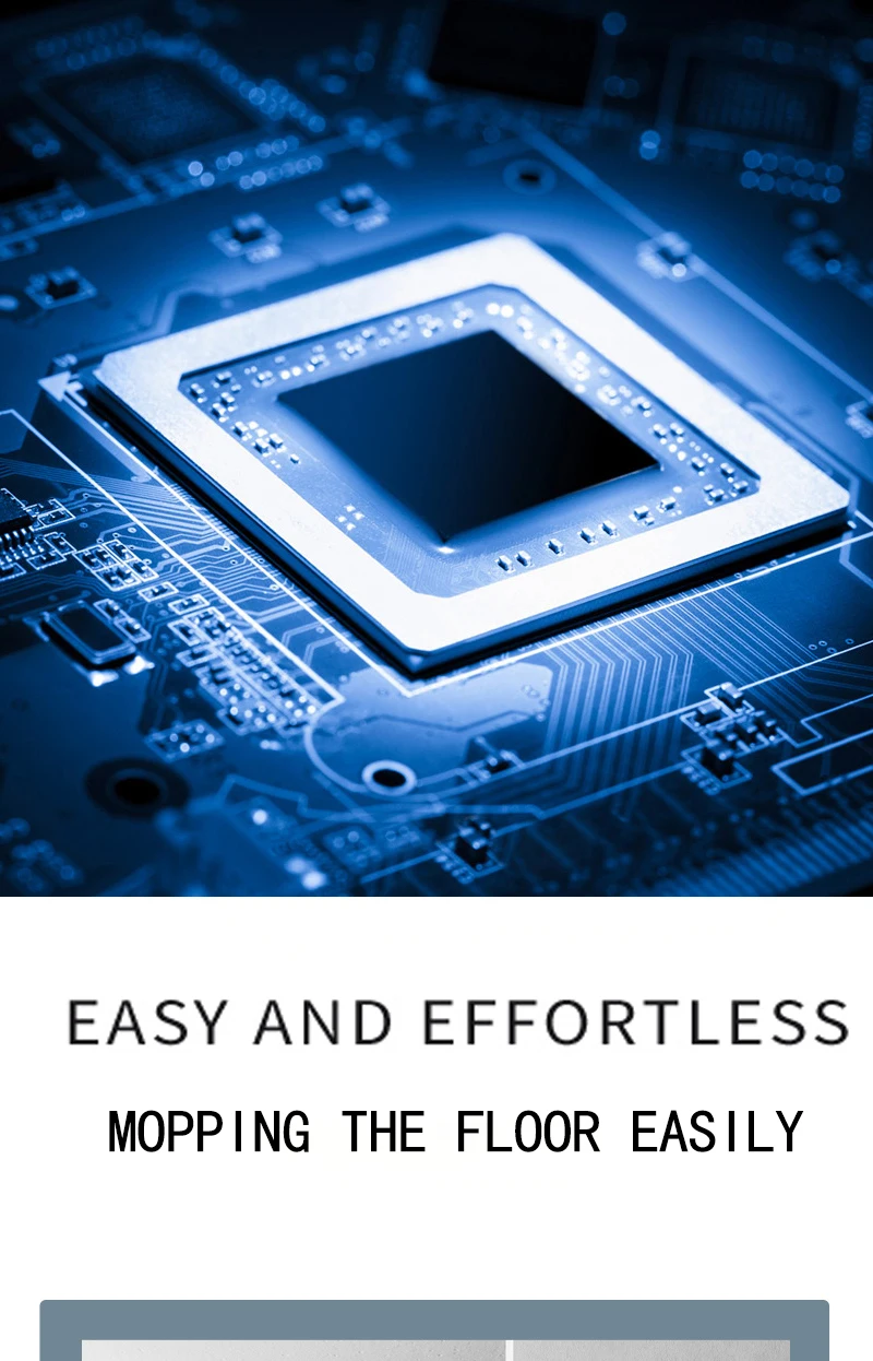 Wireless Electric Spin Mop Cleaner Automatic 2 in 1 Wet & Dry Home Cleaner Car Glass Ceiling Door Windows Floor Scrubber Machine