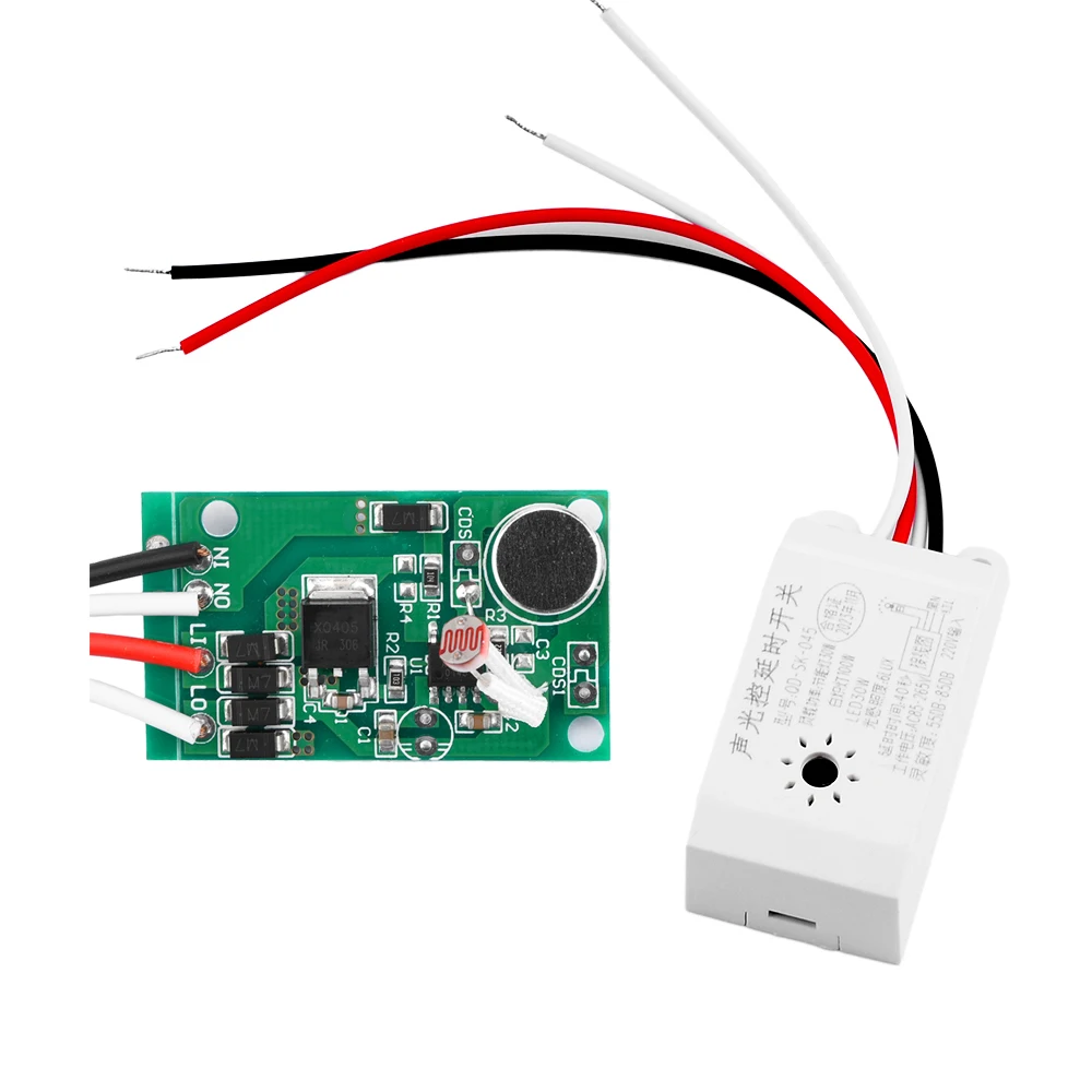 Intelligent Sound-Activated Light Switch with Sensor for Corridors, Bathrooms, and Warehouses