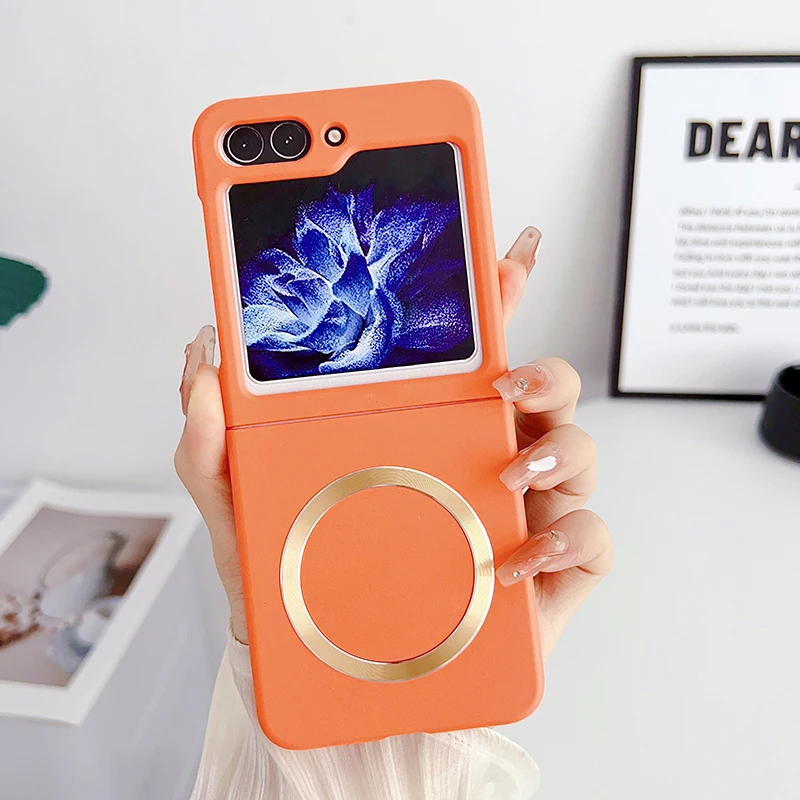 Magnetic Solid Color Wireless Charging Case Cover