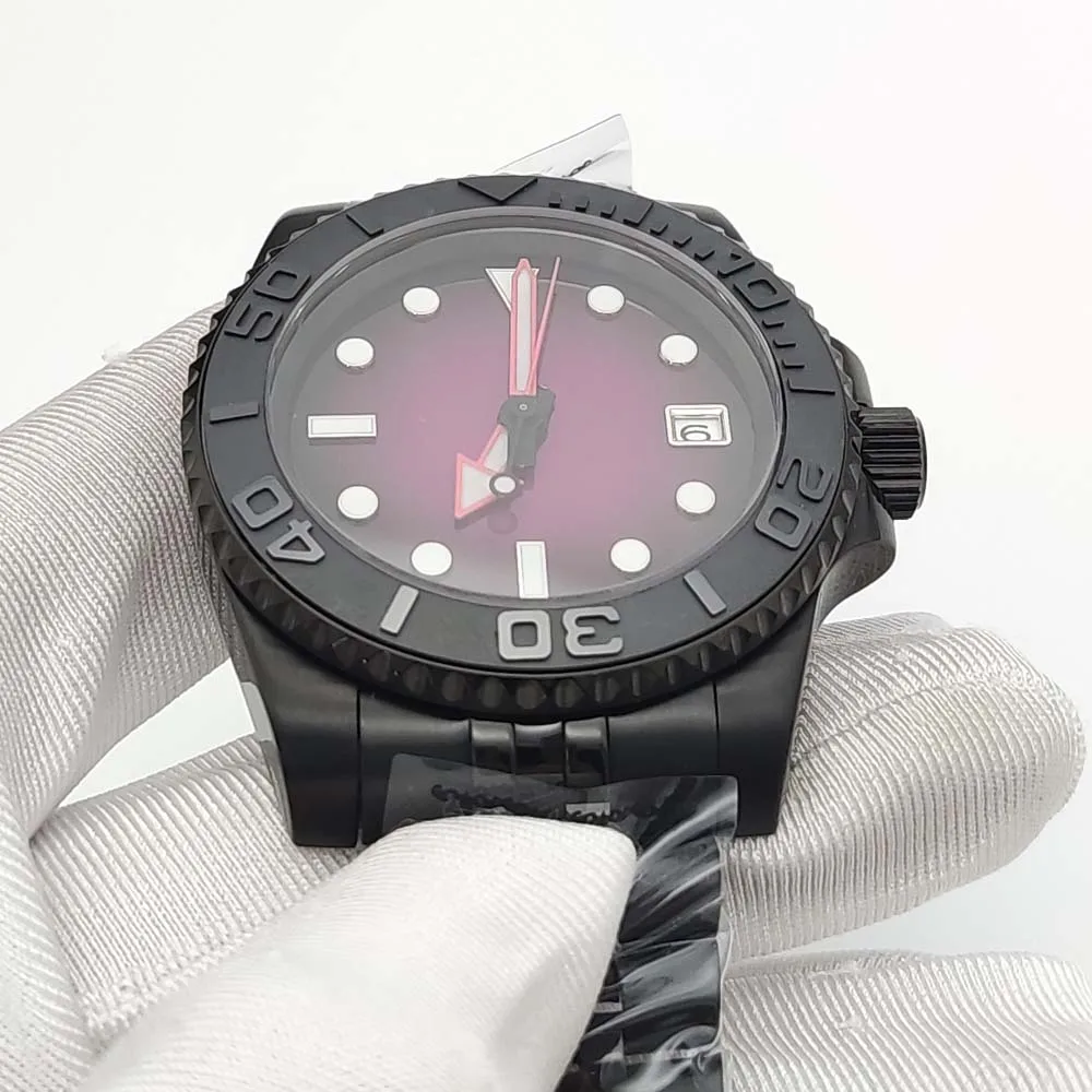 التلقائي ساعات آلية للرجال موضة التدرج اللون ساعة...