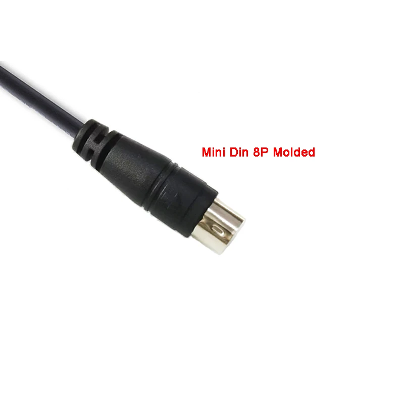 DB9 Female RS232 to Mini Din 8 Pin Male for Mitsubishi FX