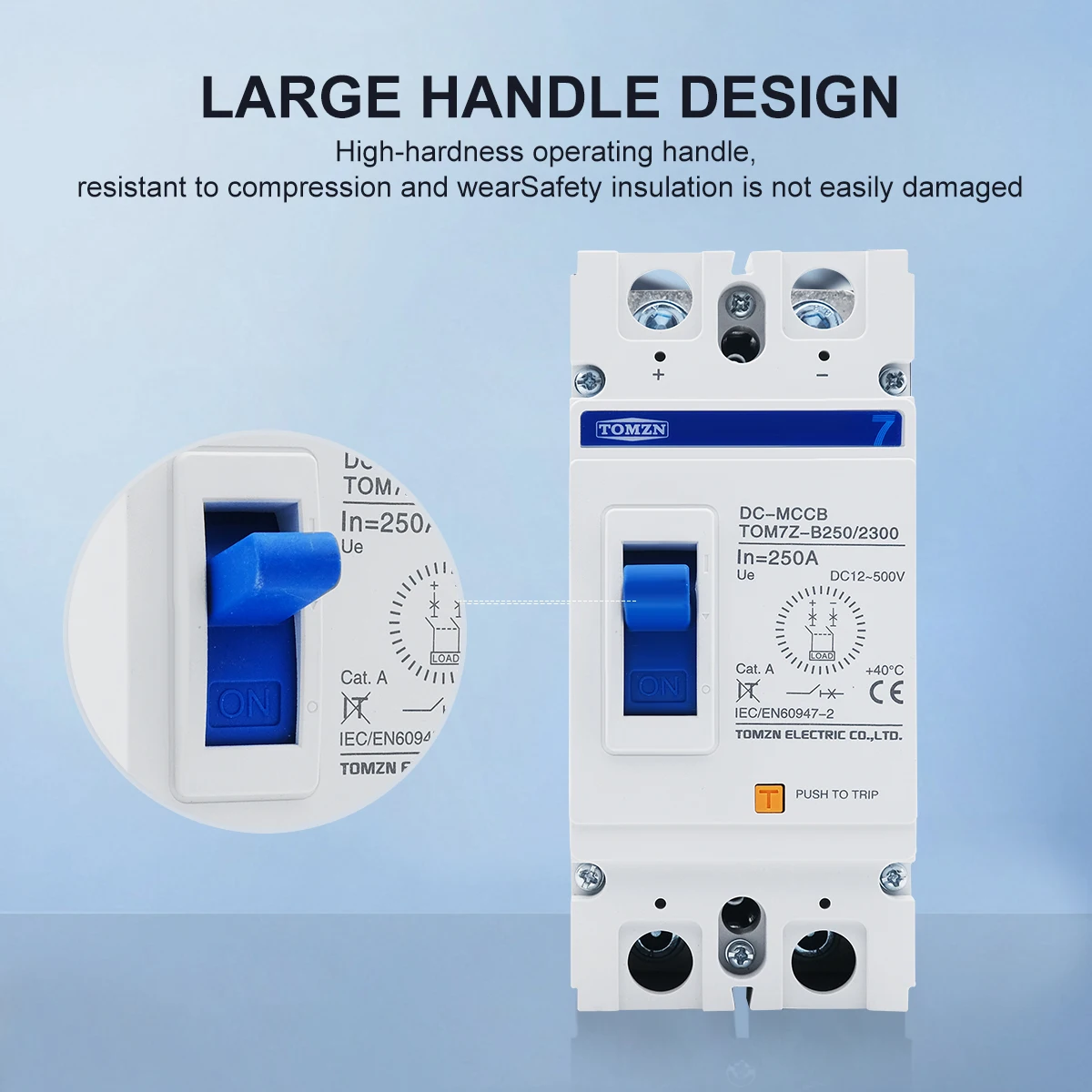 2p dc b kurve 500v dc solar geformter gehäuse leistungs schalter mccb überlast schutz schalter schutz für solar photovoltaik pv